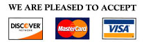 Discover, MC, Visa